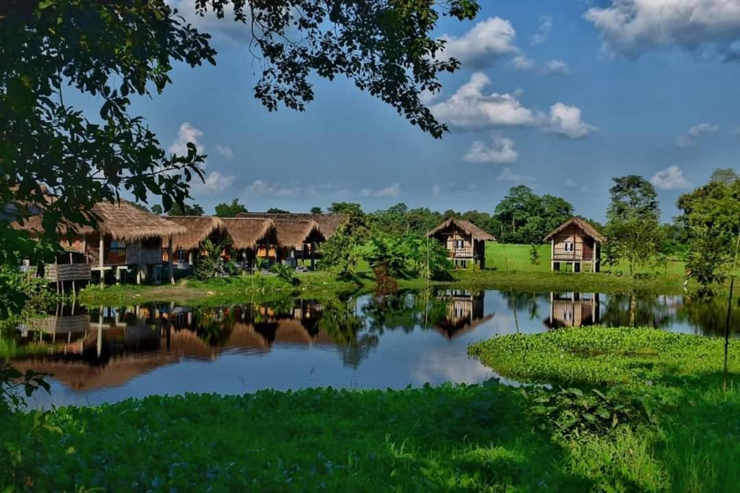 Yagdrasill Bamboo Cottage Bamungaon Bagian luar foto